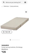 Mattress ikea hemnes for sale  LONDON