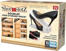 Unidades de almacenamiento Shoe Slotz que ahorran espacio en marfil edición limitada - Juego de 10 piezas segunda mano  Embacar hacia Mexico