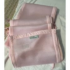 Lote Guardería Infantil Niña Forro Cuna Rosa Cortinas Pañales Organizador Sábanas Manta segunda mano  Embacar hacia Mexico