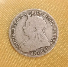 1899 silver shilling for sale  ILKESTON