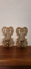 Pair vintage brass for sale  FORDINGBRIDGE