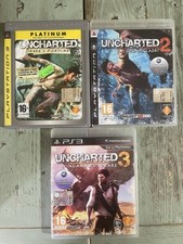 SONY PS3 UNCHARTED 1 UNCHARTED 2 UNCHARTED 3 TRILOGIA NATHAN DRAKE PLAYSTATION 3, usado comprar usado  Enviando para Brazil