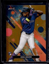 2025 Finest Adael Amador Common RC Gold Refractor Rookie #30/50 Rockies, usado comprar usado 2025 Finest Adael Amador Common RC Gold Refractor Rookie #30/50 Rockies, usado comprar usado  Enviando para Brazil