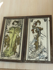 alphonse mucha mirror for sale  FERNDOWN