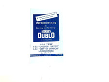 Hornby dublo instruction for sale  NEWCASTLE