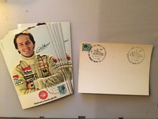 Cartolina gilles villeneuve usato  Castel Bolognese