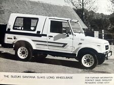 Suzuki santana sj413 for sale  KENDAL