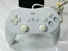 Controle clássico branco Pro Nintendo Wii/U OEM oficial RVL-005(2) com fio comprar usado  Enviando para Brazil