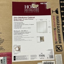 Coleção Home Decorators 24 pol. L X 24 pol. Armário retangular de remédios H comprar usado  Enviando para Brazil