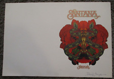 Cartão de Natal Santana Festival LP assinado à mão LP capa artista David Singer 1976 comprar usado  Enviando para Brazil