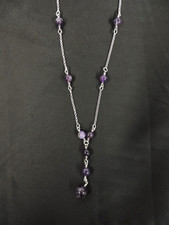Sterling silver amethyst for sale  COLCHESTER