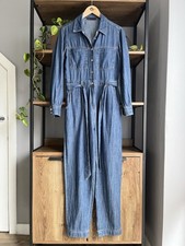 Denim jumpsuit blue for sale  HARPENDEN