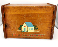 Vtg wood breadbox for sale  American Fork