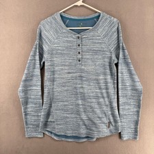 Camisa feminina Exofficio Inset Shield manga longa camada base M azul caminhadas ao ar livre comprar usado  Enviando para Brazil