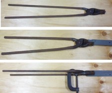 Blacksmiths tongs handling for sale  BROADSTAIRS