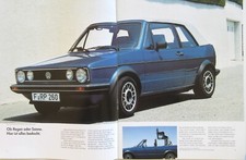 Golf cabrio prospekt gebraucht kaufen  Waldbröl