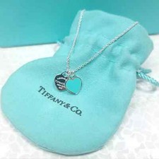 tiffany double heart pendant for sale  Plant City