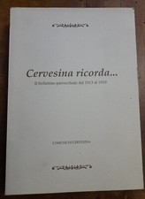 Cervesina ricorda... bollettin usato  Voghera