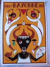 Saez affiche fêtes d'occasion  France