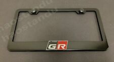 1x GR Gazoo Racing emblema 3D preto quadro de placa de licença de aço inoxidável LIVRE DE FERRUGEM  comprar usado  Enviando para Brazil