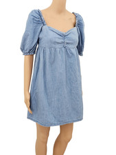 Jeanskleid trapez babydoll gebraucht kaufen  Görlitz