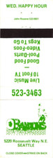 O'Bannon's A Tavern, Seattle, Good Food Pool-Darts Capa Vintage Matchbook comprar usado  Enviando para Brazil
