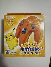 Controle japonês Pokemon Nintendo 64 Japão limitado na caixa Pikachu laranja N64 comprar usado  Enviando para Brazil