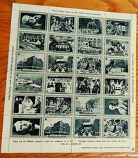 Sorteios de hospitais irlandeses da década de 1930, folha de 24 selos, usado comprar usado  Enviando para Brazil