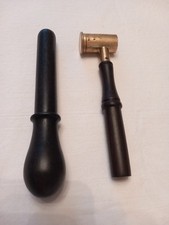 Antique ebony brass for sale  EAST GRINSTEAD