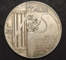 Lire 1928 medaglia usato  Verdellino