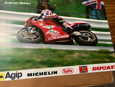 Ducati 996R Andreas Meklau Power Horse, pôster AGIP aprox 680mm x 480mm, usado comprar usado  Enviando para Brazil