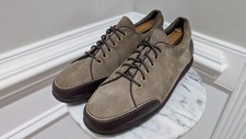 Tênis masculino The Original Car Shoe EUA 10.5/Reino Unido 9.5 verde camurça e couro marrom, usado comprar usado  Enviando para Brazil