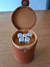 Vintage leather dice d'occasion  Expédié en Belgium