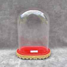 Frasco de sino vintage retrô cúpula de vidro oval cloche 25,5 x 17 x 9cm 10,04 x 6,69 x3,5", usado comprar usado  Enviando para Brazil