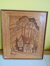Vintage wooden inlay for sale  FAVERSHAM