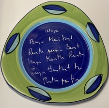 Blue green triangular for sale  Minneapolis