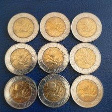 Lotto monete 500 usato  Trieste