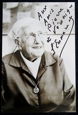 Soeur emmanuelle photo d'occasion  Coulans-sur-Gée