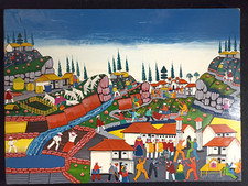 Tableau naïf équatorien d'occasion  Valréas