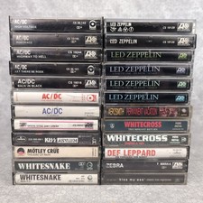 Rock Hair Metal Cassette Lot - Led Zeppelin, AC/DC, KISS, Motley Crue Whitesnake comprar usado  Enviando para Brazil