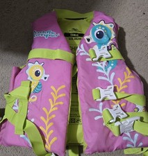 Jaqueta colete salva-vidas Stearns Puddle Jumper esqui infantil cavalo marinho (30-50 libras) comprar usado  Enviando para Brazil