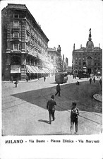 Ab1020 cartolina epoca usato  Milano