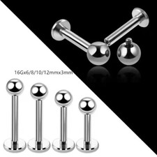 50 peças piercing labial labret de rosca interna Monroe barra orelha hélice tragus cartilagem comprar usado  Enviando para Brazil