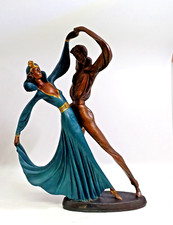 Art deco chalkware for sale  GRAVESEND
