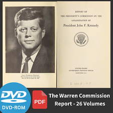 The Full Warren Commission Report-Complete 26 Volumes John F Kennedy JFK Doc DVD, usado comprar usado  Enviando para Brazil