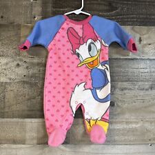 Roupas vintage Disney para bebês meninas tamanho 0-3M pés lã dormir margarida pato retrô comprar usado  Enviando para Brazil