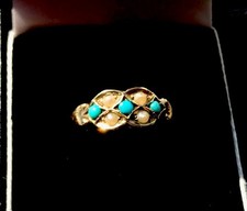Antique 9ct turquoise for sale  ROGART