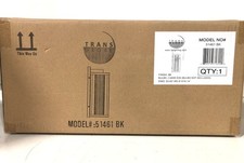 Iluminação Transglobe 51461 BK 16 pol. Luminária de parede externa preta 1 luz nova comprar usado  Enviando para Brazil
