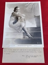 1935 FOTO DE IMPRENSA HOLLYWOOD VITAGRAPH PRIMEIRAS FOTOS NAT'L GUARDA-ROUPA JOAN BLONDELL comprar usado  Enviando para Brazil