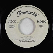 Funk/70s Soul 45 - Jackie Wilson - Shake A Leg/It's All Over - Brunswick comprar usado  Enviando para Brazil